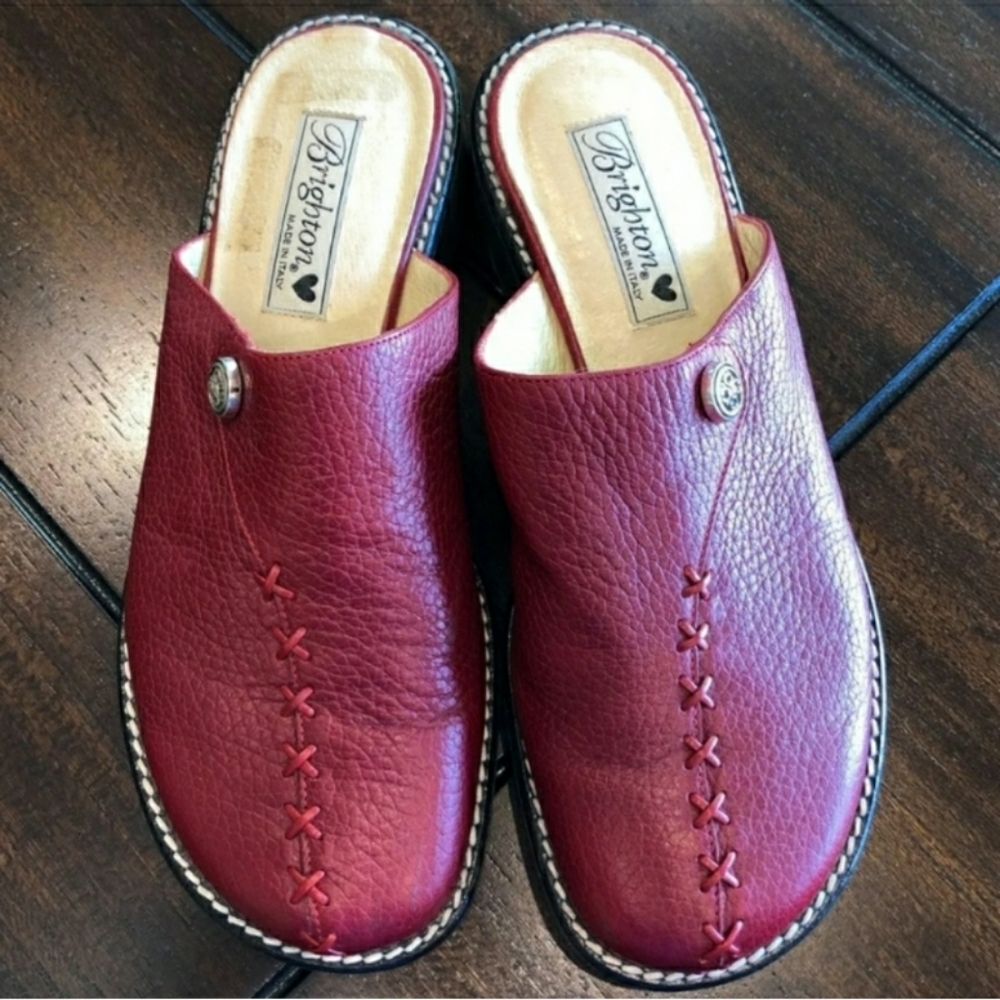 Brighton Heidi Clogs Size 8 Narrow